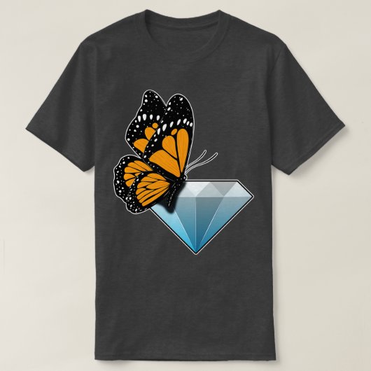 T-shirt Diamant papillon (Design devant)
