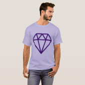T-shirt Diamant simple (Devant entier)