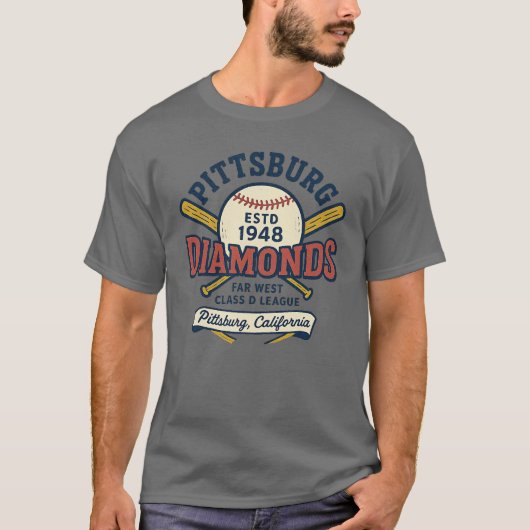 T-shirt Diamants de Pittsburg - Californie (Devant)