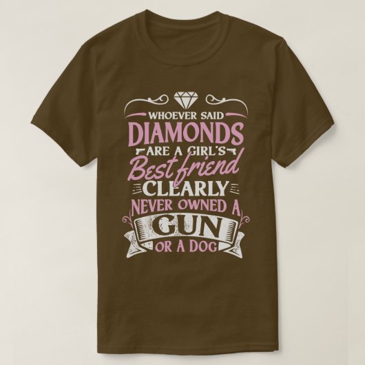 T-shirt Diamants filles (Design devant)