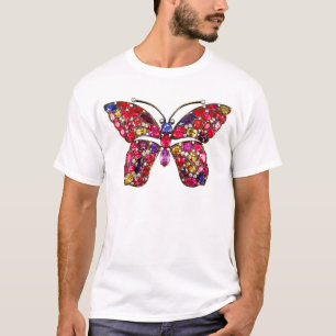 T-shirt Diamants vintages de fausses pierres de bijouterie