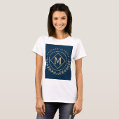 T-shirt Diamond Monogram Circle (Devant entier)