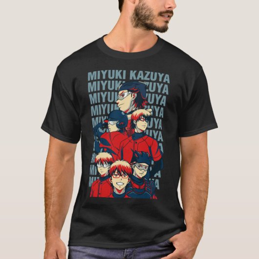 T-shirt Diamond No Ace Miyuki Kazuya Catcher (Devant)