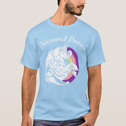 T-shirt Diamond Ponies Kickball Team Shirt (Devant)