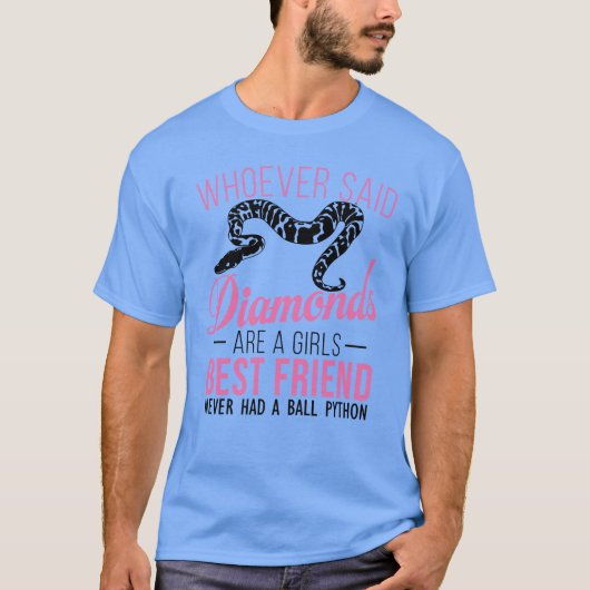 T-shirt Diamonds Bestfriend Python (Devant)