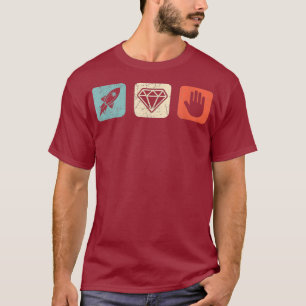 T-shirt Diamonds Hands Pierre Stock marché Wall Street