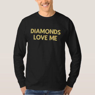T-shirt Diamonds Love Me - Bijoux Vintages Les femmes fill