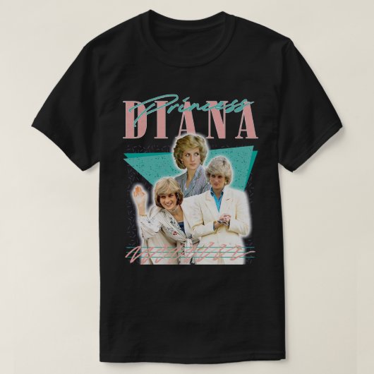 T-shirt Diana Retro 80s Fan Artwork (Design devant)