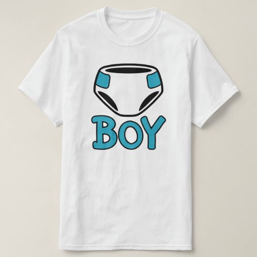 T-SHIRT DIAPER GARY (Design devant)