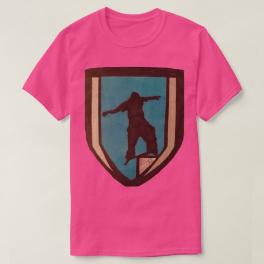 T-shirt Diapositive foncée (Design devant)