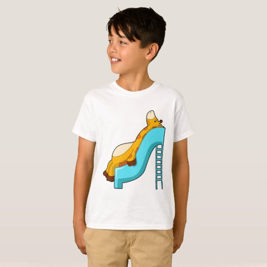T-shirt Diapositive Giraffe (Devant entier)