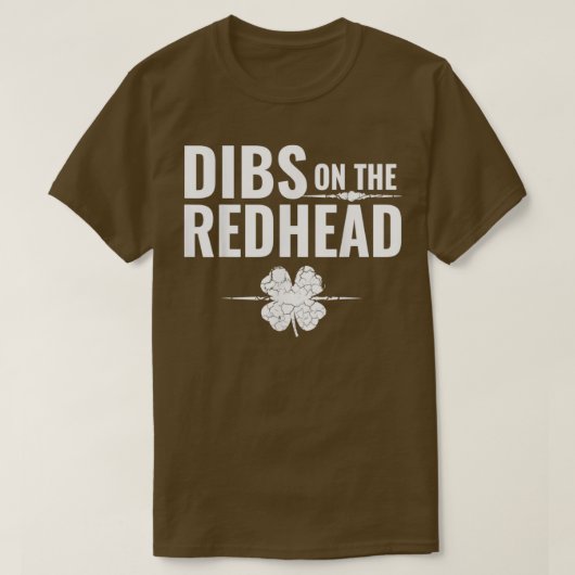 T-shirt DibJourSaintPatricksSurLaTêteRouge (Design devant)