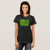 T-shirt Dibs on the Redhead for St Patricks Day Party (Devant entier)