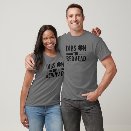 T-shirt Dibs On The Redhead Shamrock St. Patrick Day (Unisexe)