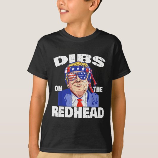 T-shirt Dibs On The Redhead Shirt Funny St Patricks Day Pr (Devant)