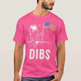 T-shirt Dibs Patriotique American Moon