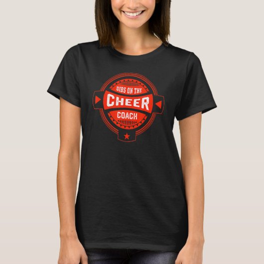 T-shirt Dibs sur le Cheer Coach dit Citation Cheerled (Devant)