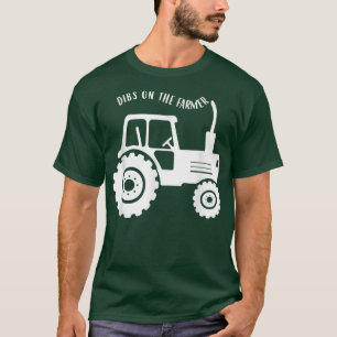 T-shirt Dibs Sur Le Fermier Western Farm Girl Country Farm