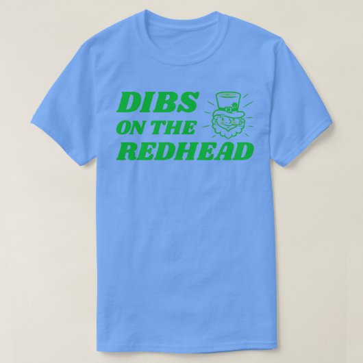 T-shirt Dibs Sur Le Jour de la Saint Patrick À Tête Redond (Design devant)