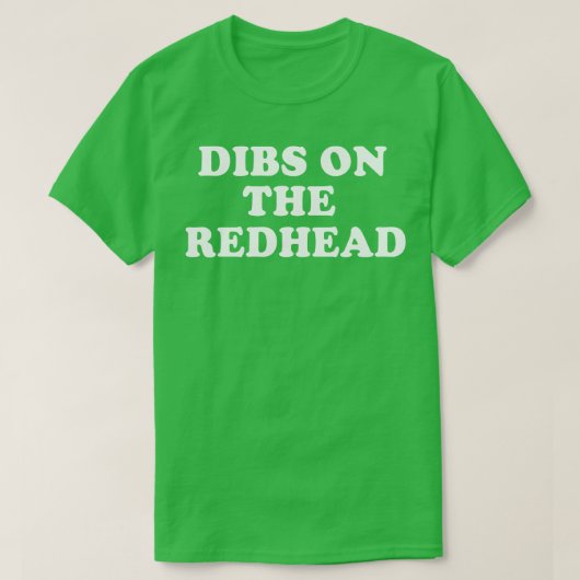 T-shirt Dibs Sur Le Jour de la Saint Patrick De Gingembre (Design devant)