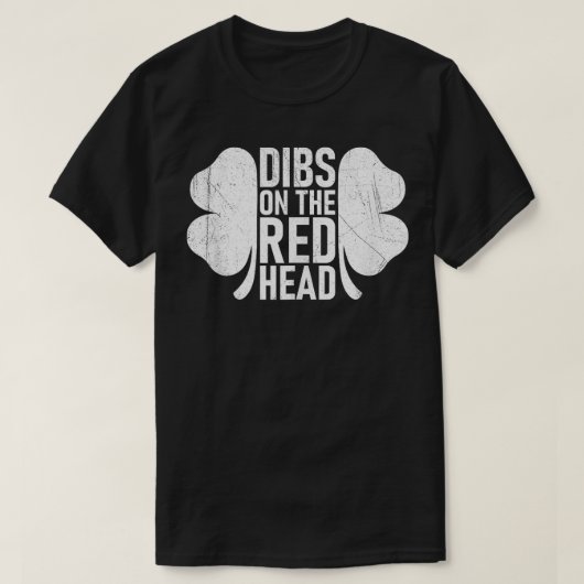 T-shirt Dibs Sur Le Shamrock Irlandais Jour de la Saint Pa (Design devant)