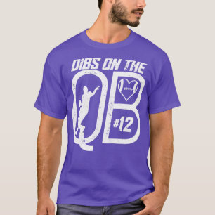 T-SHIRT DIBS SUR LE TRIBUNAL 12 LOVE FOOTBALL NUMÉRO 12