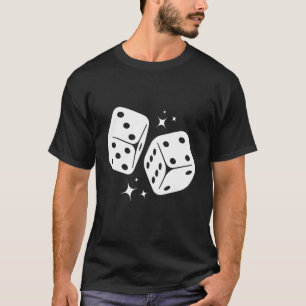 T-shirt Dice Board Jeu Dice Jeu Puzzle Domino Cartes Jouer