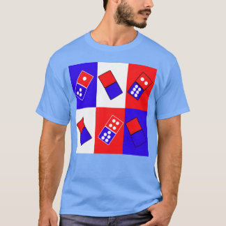 T-shirt Dice Jeu quatre joueurs amis du jeu