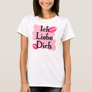 T-shirt dich de liebe d'ich
