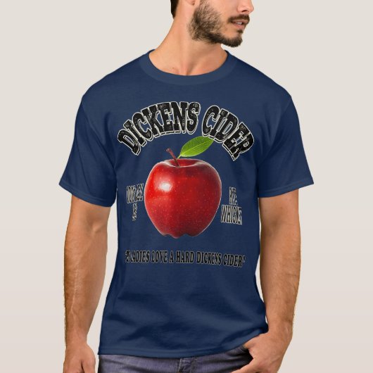 T-shirt DICKENS HARD APPLE CIDER Premium (Devant)