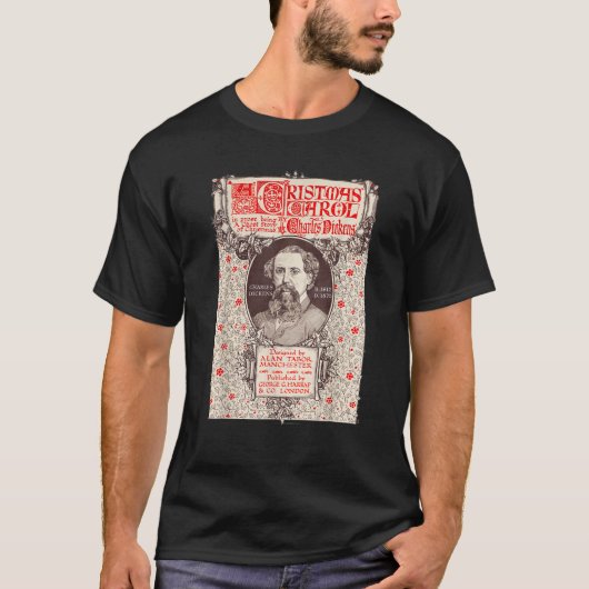 T-shirt Dickens Scrooge Noël Carol Vintage Noël (Devant)