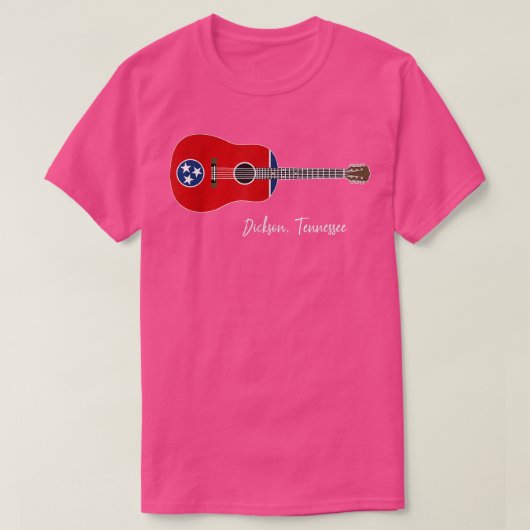 T-shirt Dickson Tennessee Guitar (Design devant)