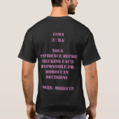 T-SHIRT DICTIONNAIRE DARIJA™ (Dos)