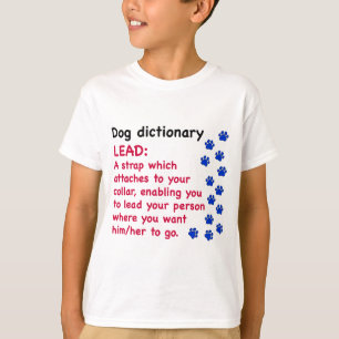 T-shirt Dictionnaire de chien de tête