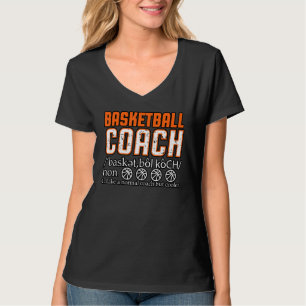 T-shirt Dictionnaire des entraîneurs de basket-ball Sport 