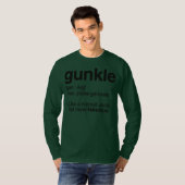 T-shirt Dictionnaire Gunkle Définition Funny Gay Uncle (Devant entier)