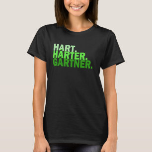 T-shirt Dicton drôle dur durcisseur jardinier pelouse vert