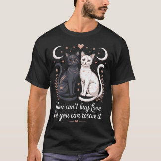 T-shirt Dictons de sauvetage de chat pour animal de kitten