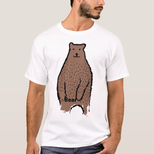 T-shirt d'identité d'ours (Devant)