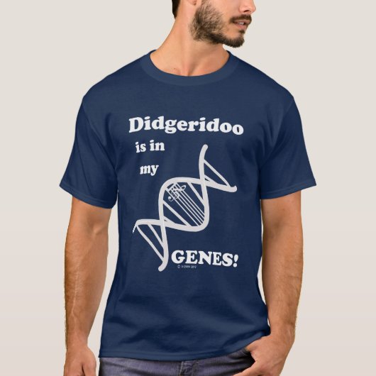 T-shirt Didgeridoo Est Dans Mes Gènes ! (Devant)