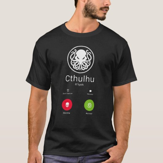 T-shirt Die Call of Cthulhu (Devant)