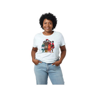T-shirt die de kunst van vrouwelijke quilters vier