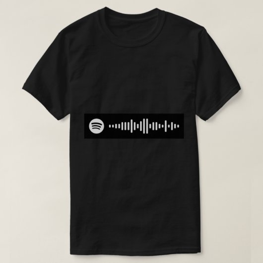 T-shirt Die For You - The Weekend Spotify code Sticker.png (Design devant)