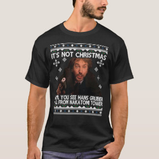 T-shirt Die Hard Ce N'Est Pas Noël Unique Hans Gruber Fall