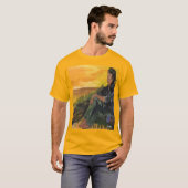 T-shirt: Diep in gedachten . T-shirt (Voorkant volledig)