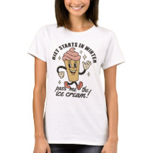 Diet Starts in Winter Pass Me the Ice Cream Retro