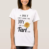 T-shirt Diet vs Treacle Tart Funny Quirky Cake Baking Pun (Devant)