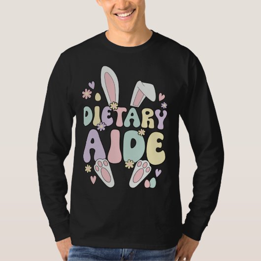 T-shirt Dietary Aide Easter Bunny Dietary Aide Easter Day (Devant)