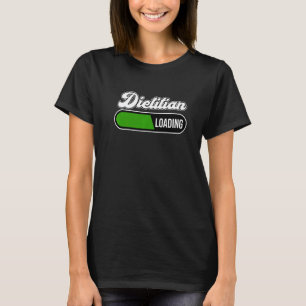 T-shirt Diététiste Chargement nutritionniste Diététique Di