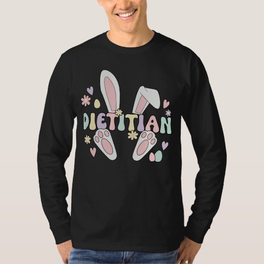 T-shirt Dietitian Easter Bunny Dietetics Easter Day (Devant)